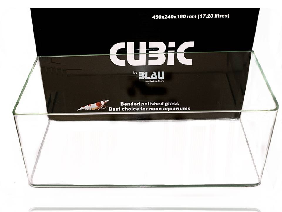Панорамный нано-аквариум BLAU CUBIC SCAPING 17L